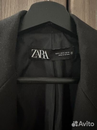 Пиджак черный zara