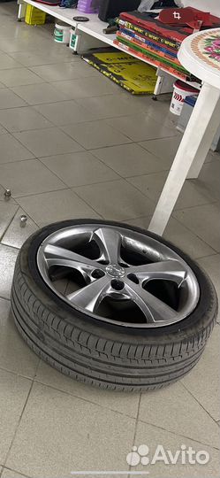 Литые диски r18 5x114 3 с резиной