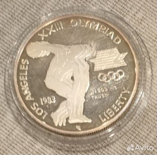 1 доллар США 1983 серебро