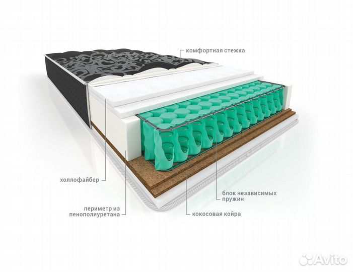 Матрас ортопедический 160х200