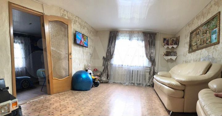 3-к. квартира, 58 м², 1/2 эт.