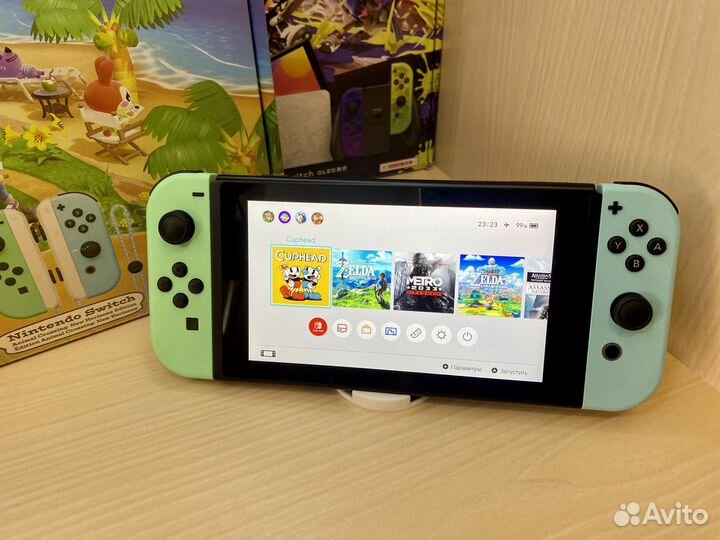 Прошитый(чип) Nintendo switch 2rev Animal