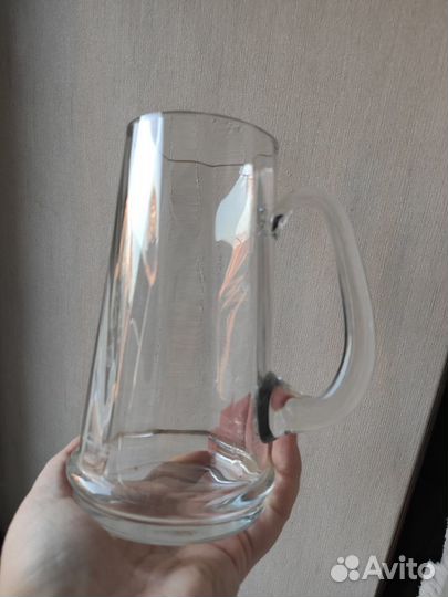 Пивная кружка / ваза стекло