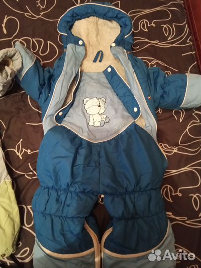 Зимний комбинезон 74-80.Бесплатно
