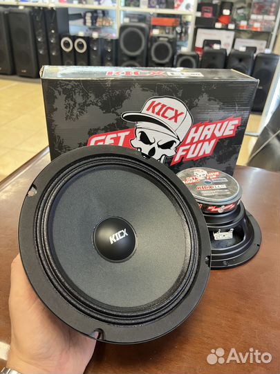 Динамики Kicx LL 80 (20 см) мощные 150/300 Вт