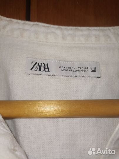 Мужская льняная рубашка