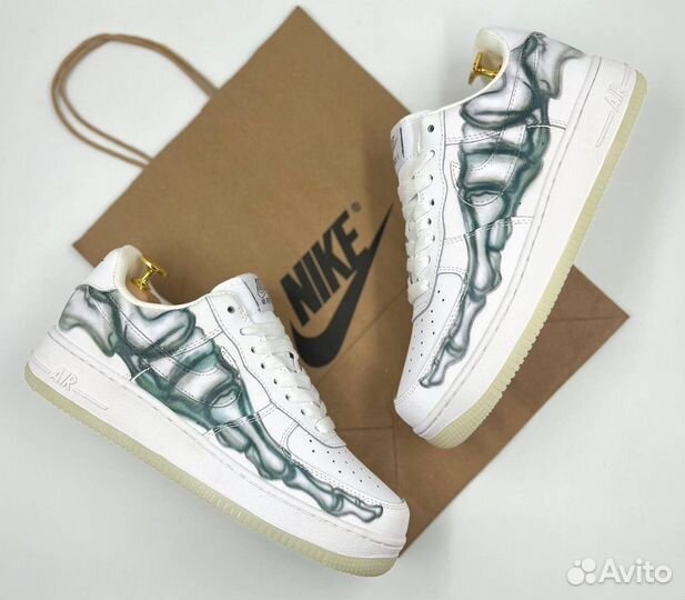 Кроссовки Nike Air Force 1 Skeleton Qs, арт.215209