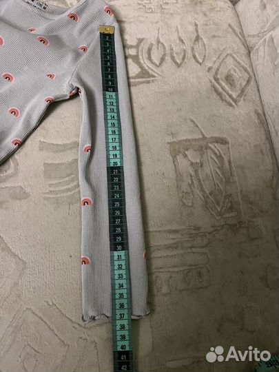 Лонгслив в рубчик next 4/5 д/дев