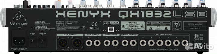 Микшерный пульт Behringer QX1832USB