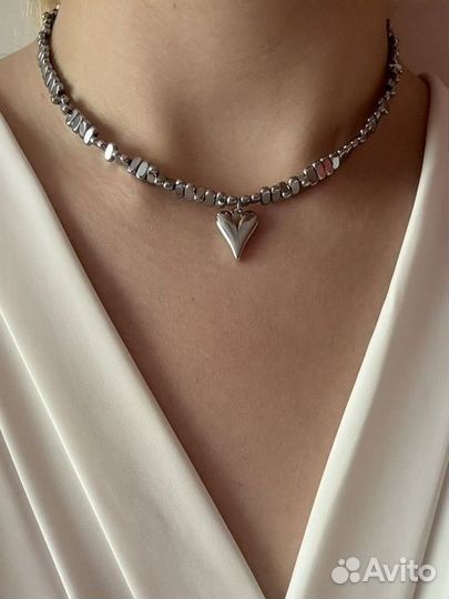 Колье чокеры из натуральных камней