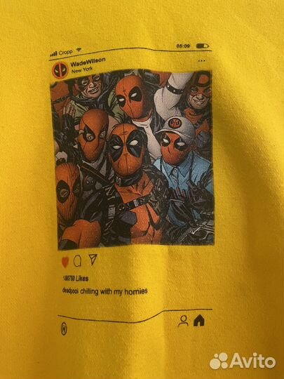 Худи Deadpool Cropp