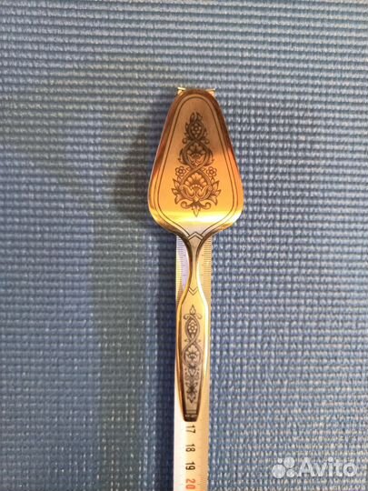 Серебряная лопатка для торта Северная чернь