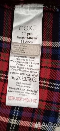 Рубашка next 146, Джинсы Gloria 140