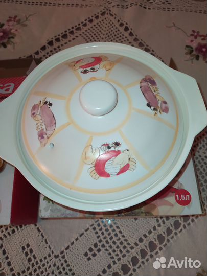 Набор кастрюль керамика