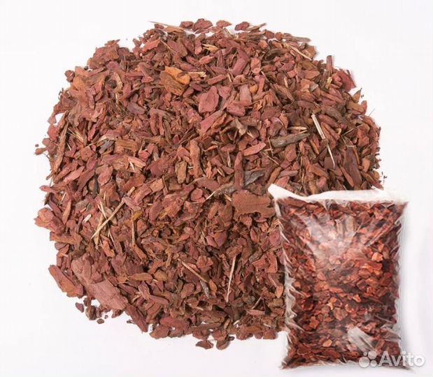 Мульча, кора лиственницы, кора сосны