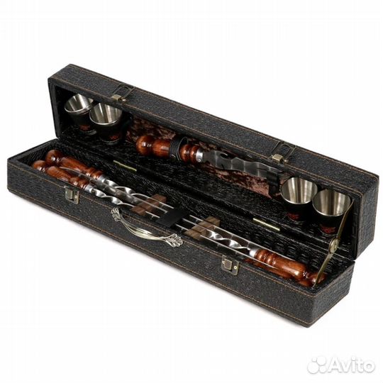 Наборы шампуров в кейсах