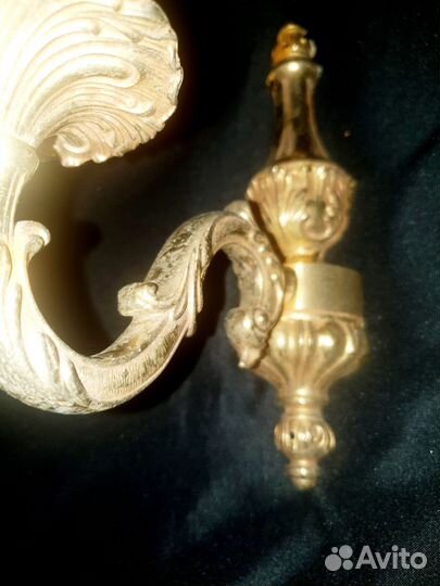 Бра. Бронза. Массив. Луи 15. Винтаж