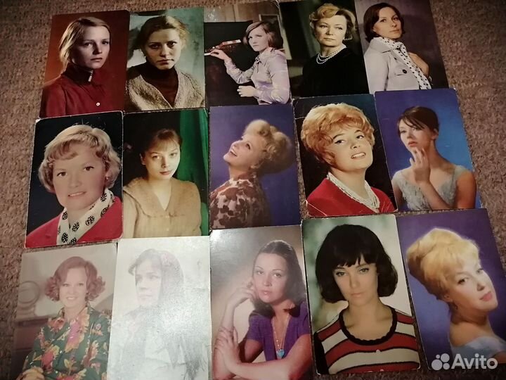 Артисты советского кино открытки