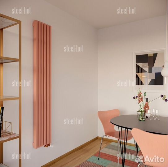 Вертикальный дизайн радиатор Steel V от производит