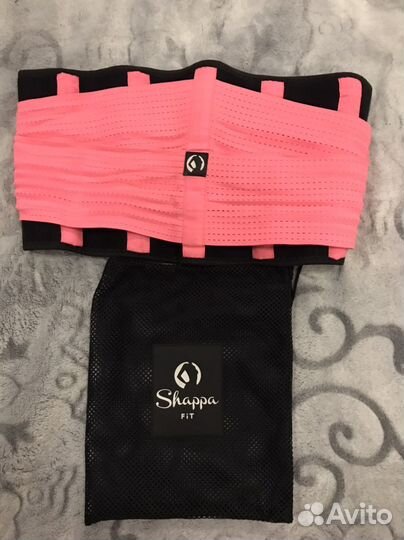 Фитнес-пояс корсет для похудения спортивный