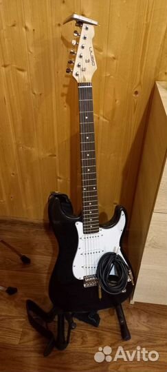 Электро гитара denn ST100 BK