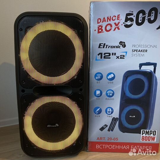 Колонки Eltronic 20-05, 800W новая