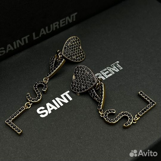 Серьги Saint laurent