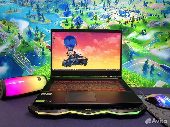Топовый ноутбук для игр MSI на RTX