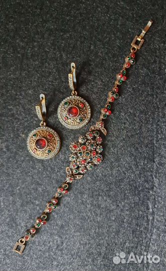 Серьги и браслет
