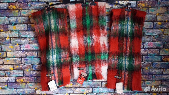 Новый мохеровый шарф из 90-х