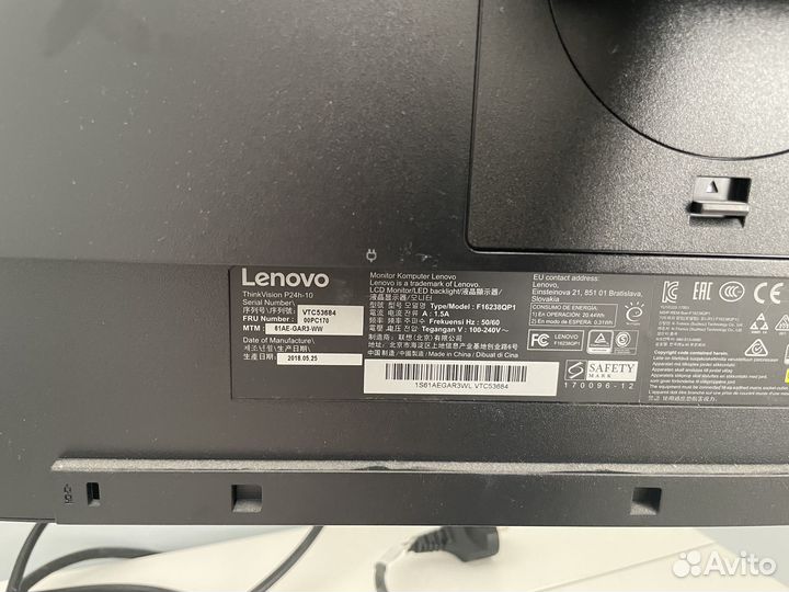 Монитор lenovo 24