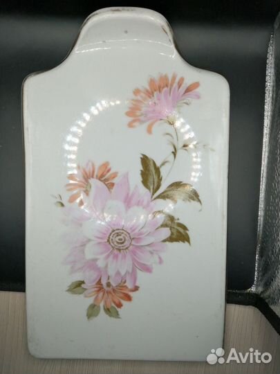 Фарфоровая сырная доска Дулево 