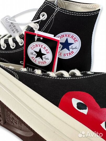 Кеды Converse Comme Des Garcons Play р. 38