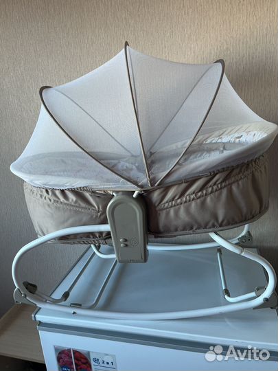 Люлька качалка для новорожденных, механическая