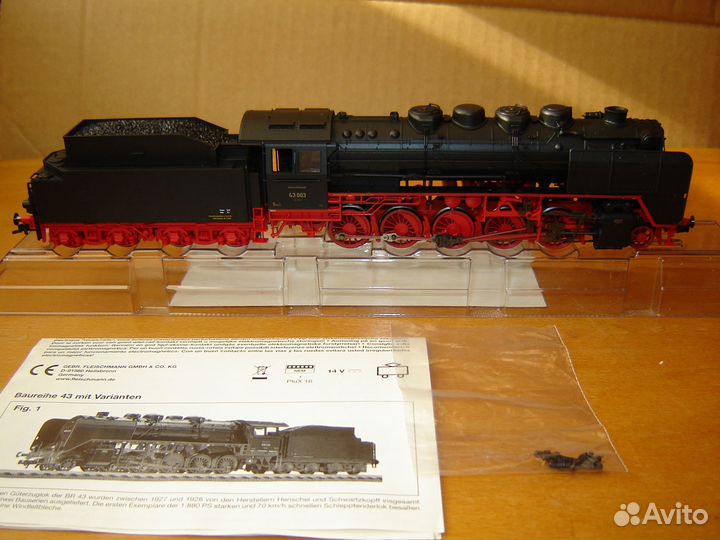 Паровоз BR 43 Fleischmann 1/87