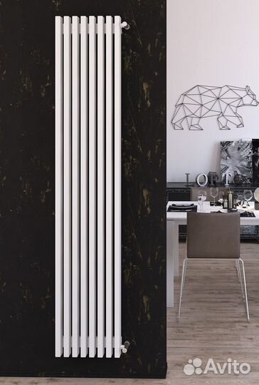 Вертикальный трубчатый радиатор Steel от завода