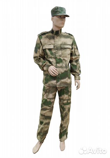 Костюм росгвардия синяя точка, мох (Peach effect)