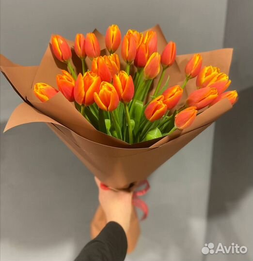 Тюльпаны букет. Доставка от часа