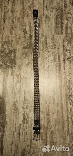 Ремень клепаный пирамидки