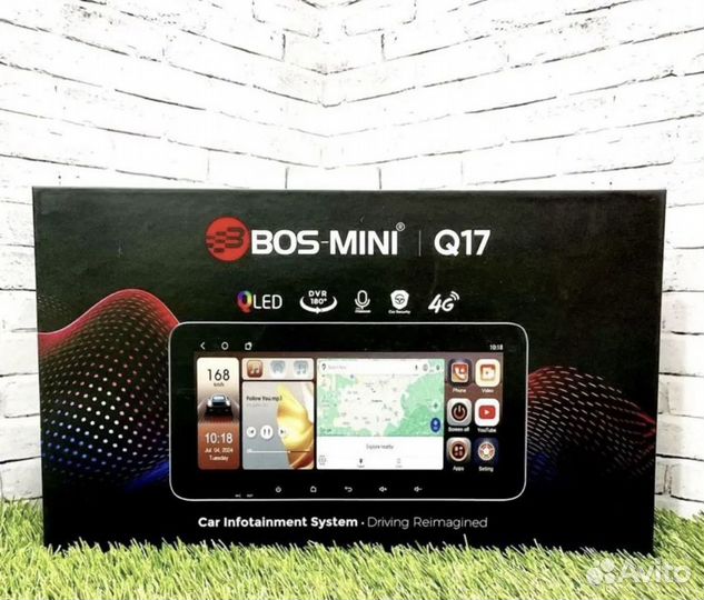 Магнитола android Bos-mini Q17 4/128 10,33