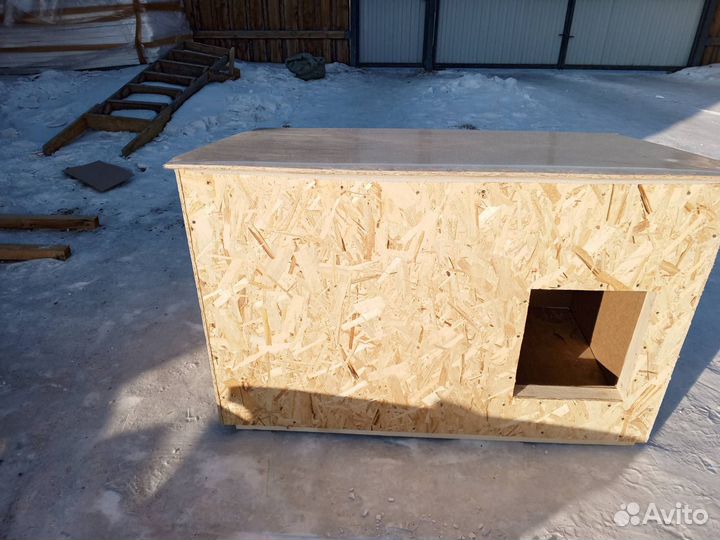 Будка для собаки утепленная