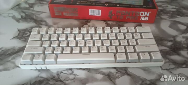 Механическая клавиатура белая бу