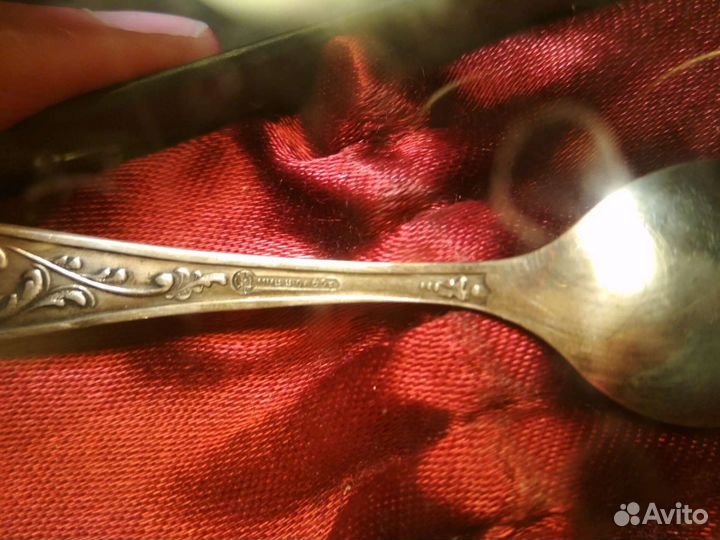 Ложки кофейные, мельхиор