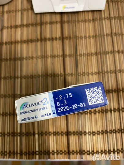 Контактные линзы acuvue 2 -2.75