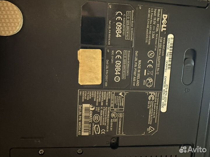 Ноутбук dell Inspiron 1525