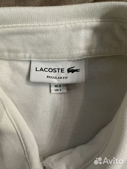 Polo lacoste мужское