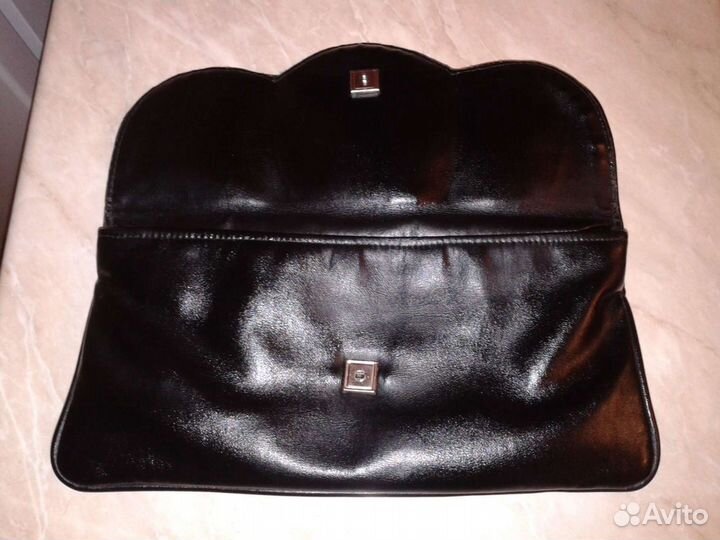Клатч кожа винтаж