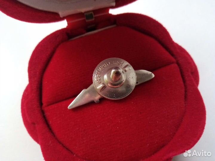 Знак, значок серебро 925. Зенит. Футбольный клуб