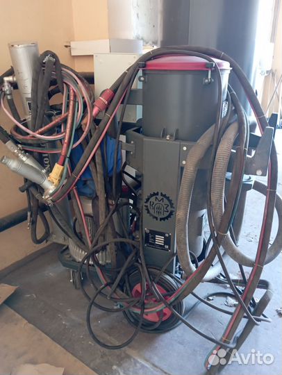 Установка абразивоструйная беспылевой очистки