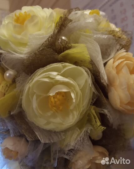 Дерево из цветов, декор. h-40 см, d-20 см